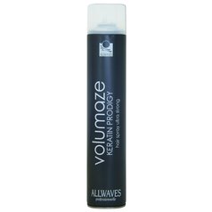 Allwaves Volumaze Keratin Prodigy Hair Spray Ultra Strong 750 ml - objemový lak na vlasy s keratinem