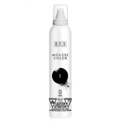 BES Barevné pěnové tužidlo - černá (1) 200 ml
