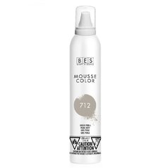 BES Barevné pěnové tužidlo - perlově šedá (712) 200 ml