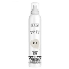BES Barevné pěnové tužidlo - šedostříbrná (912) 200 ml
