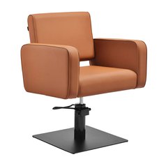 Gabbiano kadeřnické křeslo Bilbao hnědé