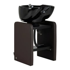 Kadeřnický mycí box Omega Nautica hnědý
