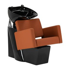 Gabbiano kadeřnický mycí box Victoria hnědý