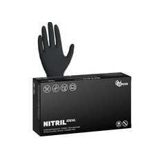 Espeon Nitrilové nepudrované rukavice - černé, velikost M, 100 ks