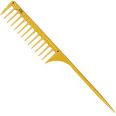 JRL Barber Tupírovací hřeben Fine Teeth Tail Comb J104 - žlutý