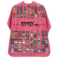 MRD Pro Professional Cutting Cape Pink - Barber pláštěnka pro zákazníka, růžová