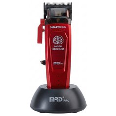 MRD Pro Smart Brain Clipper HC-90-4 - Burgundy Red - Profesionální střihací strojek, vínově červený