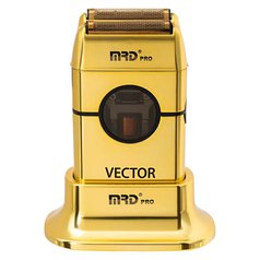 MRD Pro Vector Foil Shaver ZB-999 Gold - Profesionální holicí strojek, zlatý