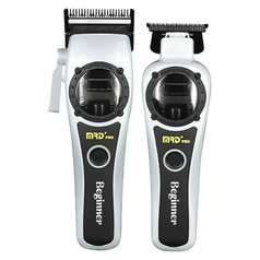 MRD Pro Vector clipper & trimmer, White combo set - Sada střihacího a konturovacího strojku, bílá