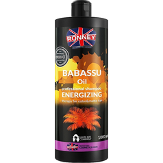 Ronney Professional Shampoo Babassu Oil Energizing Therapy - Šampon s babassovým olejem 1000 ml