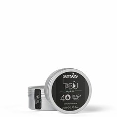 Sensus Tabu Man 40 Black Wax - Středně tužící černý vosk 75 ml