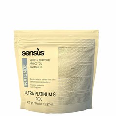 Sensus Inblonde Ultra Platinum Deco – Šedý práškový zesvětlovač 450 g