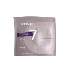 Sensus Inblonde Zero Yellow Deco – Fialový práškový zesvětlovač 450 g