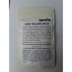 Sensus Inblonde Zero Yellow Deco – Fialový práškový zesvětlovač 50 g
