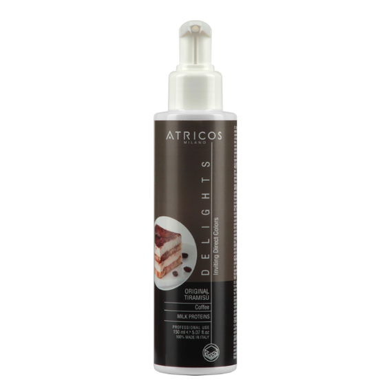 Atricos Delights Direct Gel Colouring - Original Tiramisu (Coffee) - Přímý pigment (barvící gel) - Tiramisu (Kávová) 150 ml.png