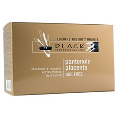 Black Panthenol & Placenta Hair Lotion 10ml - vlasové ampule