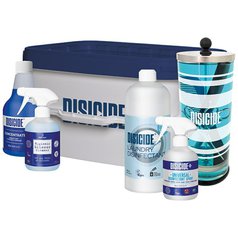 Disicide Sada dezinfekčních prostředků pro kadeřnictví a barber shopy Start set White