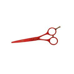 Fox Color Red 5,5" - Kadeřnické nůžky (červené)