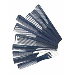 Fox Nano - Sada antibakteriálních hřebenů 10 ks