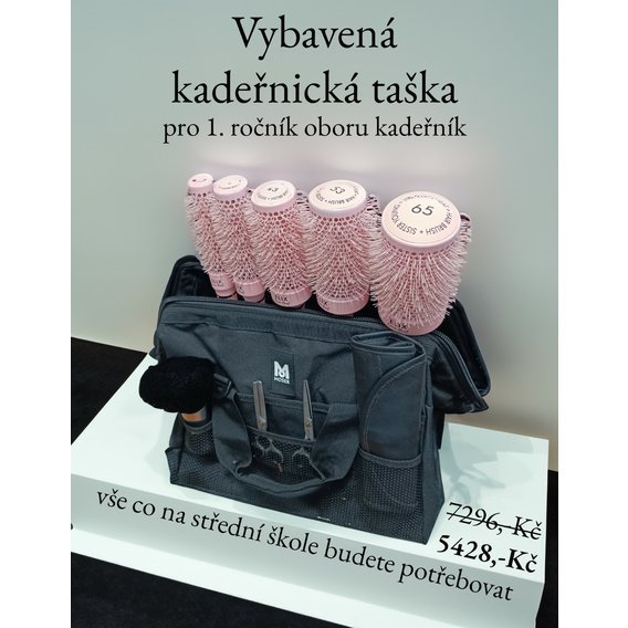 Vybavená kadeřnická taška za zvýhodněnou cenu