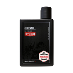 Uppercut Deluxe 3 in 1 Wash - Univerzální mycí gel 3v1 240 ml