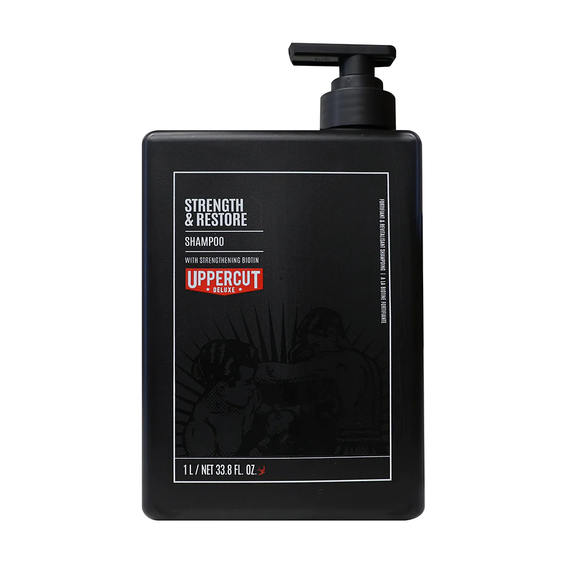 Uppercut Deluxe Strenght & Restore Shampoo - Posilující šampon 1000 ml